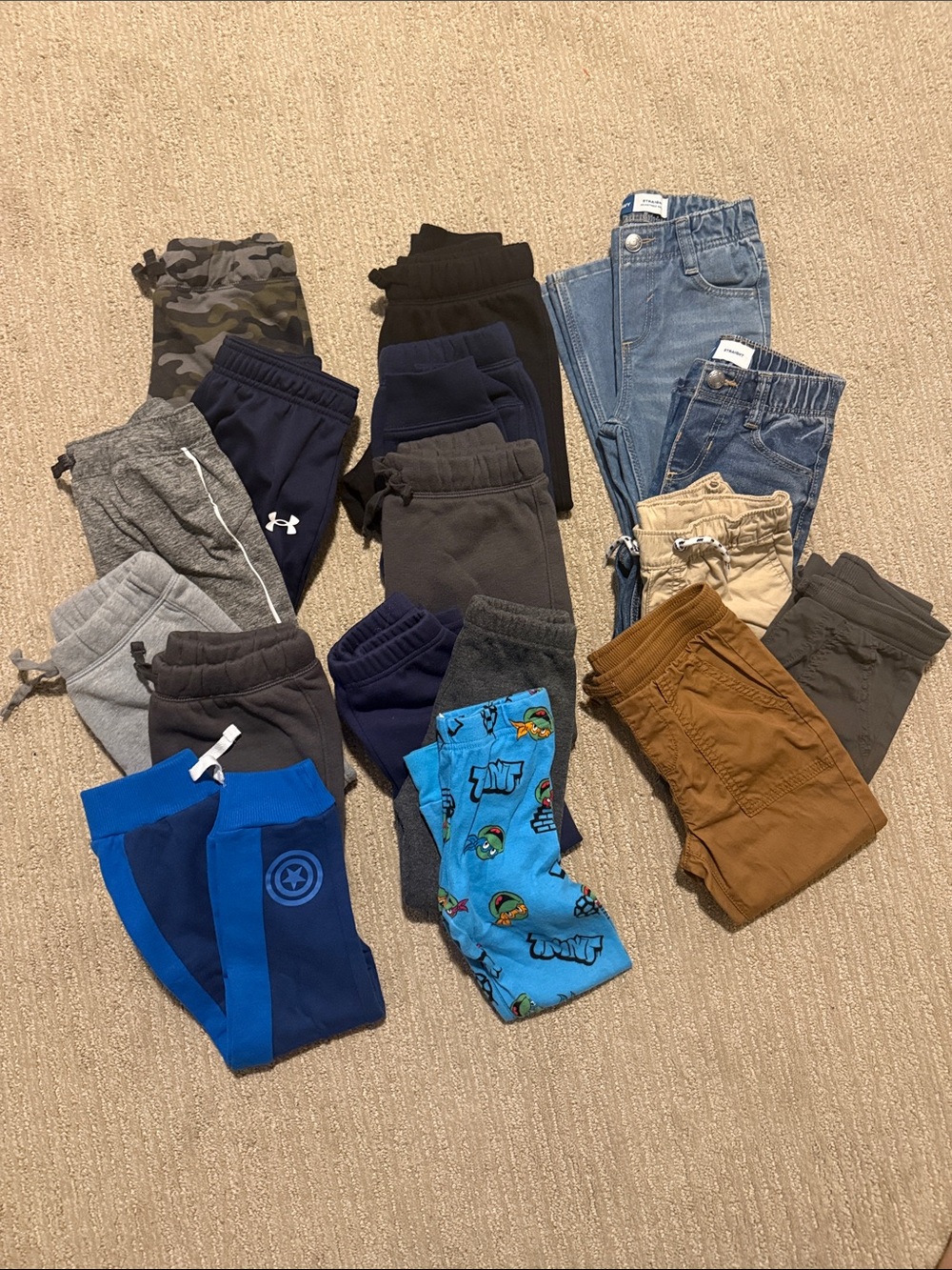 Old Navy, under armour kids bottoms bundle